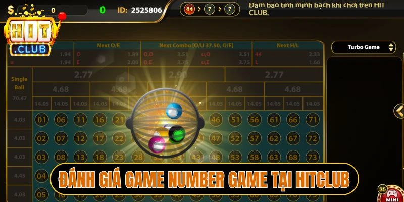 Đánh giá game Number game tại Hitclub