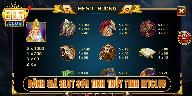 Đánh giá slot Sơn Tinh Thủy Tinh Hitclub