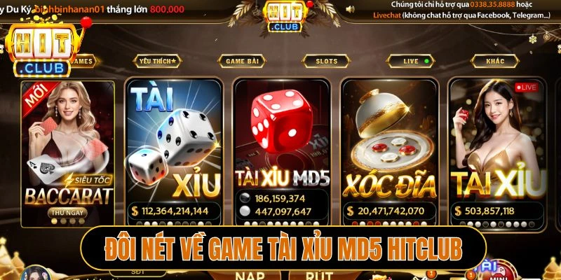 Đôi nét về game Tài xỉu MD5 Hitclub